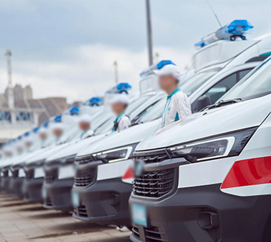 夏县服务车队展示